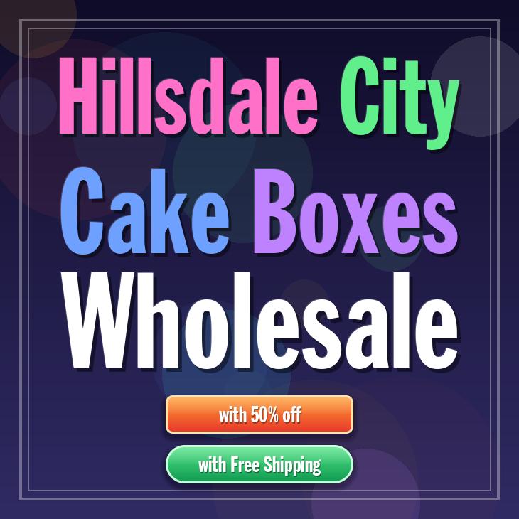 Hillsdale City cake boxes