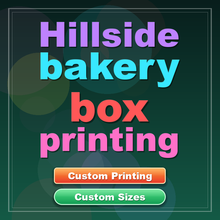 Hillside bakery box printing