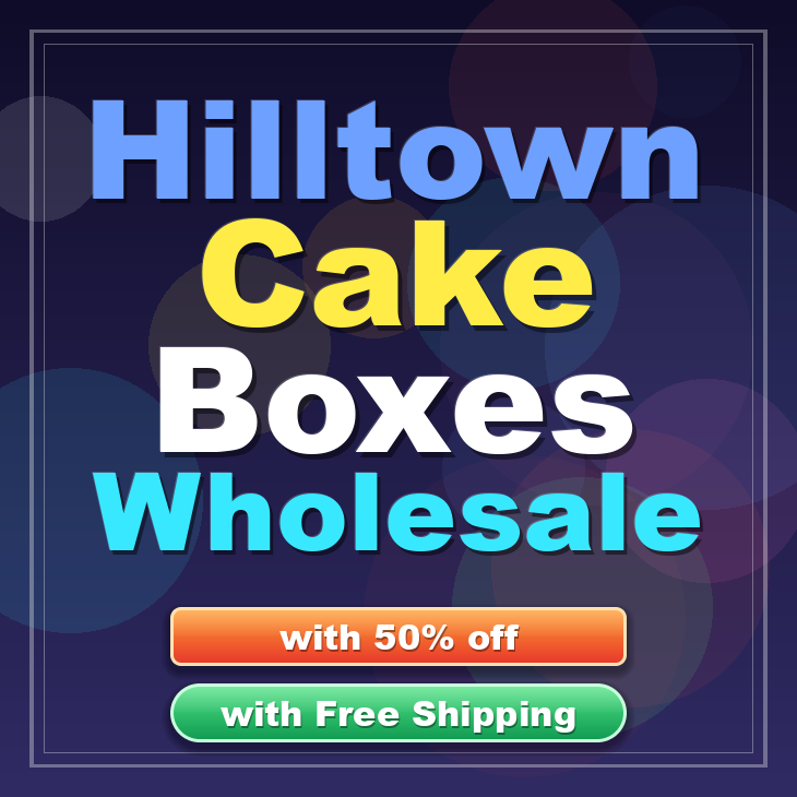 Hilltown cake boxes