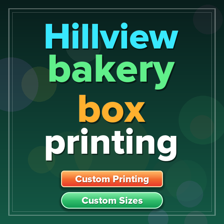 Hillview bakery box printing