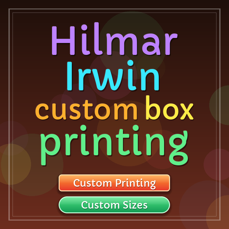 Hilmar Irwin custom box printing