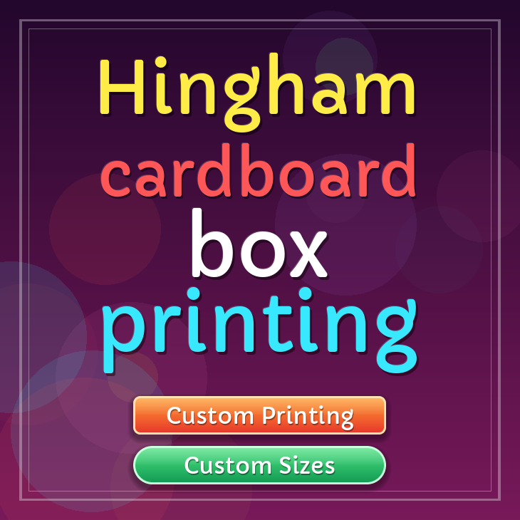 Hingham cardboard box printing