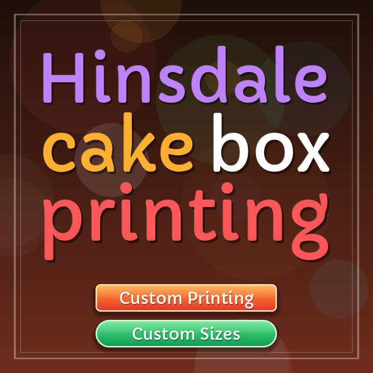 Hinsdale cake box printing