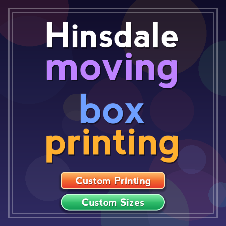 Hinsdale moving box printing