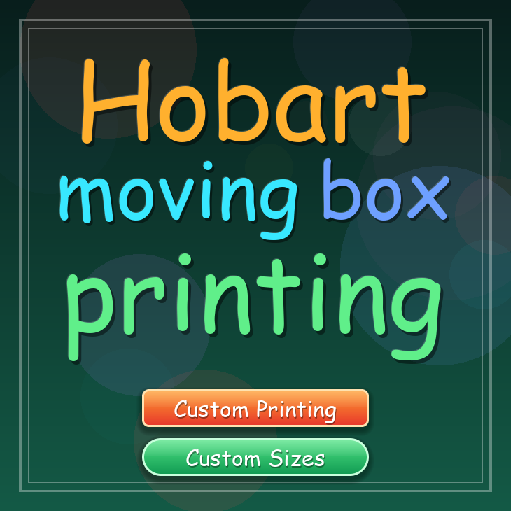 Hobart moving box printing