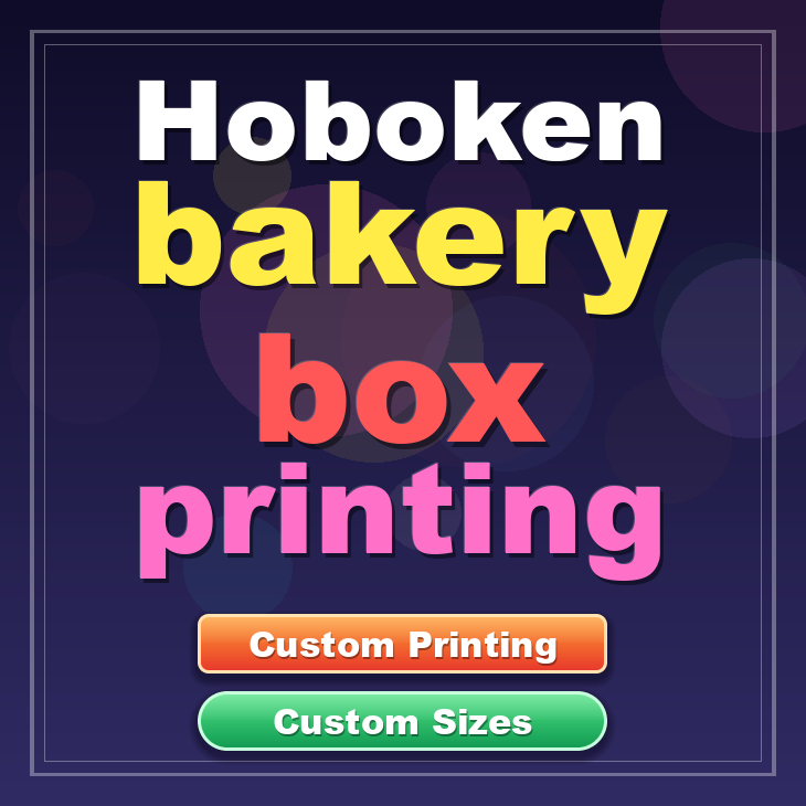 Hoboken bakery box printing