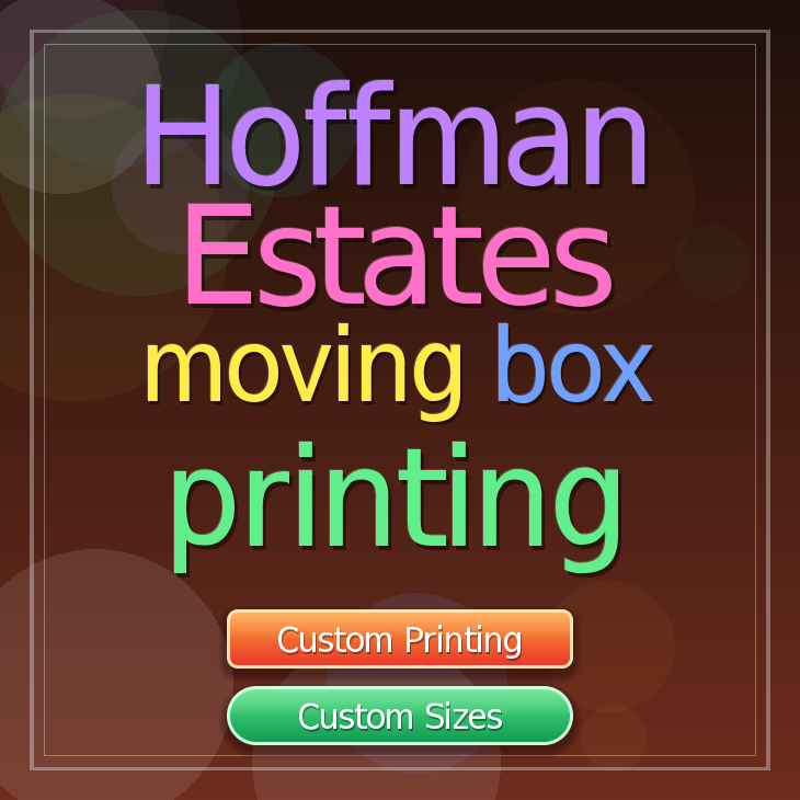 Hoffman Estates moving box printing