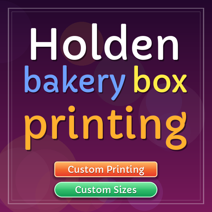 Holden bakery box printing