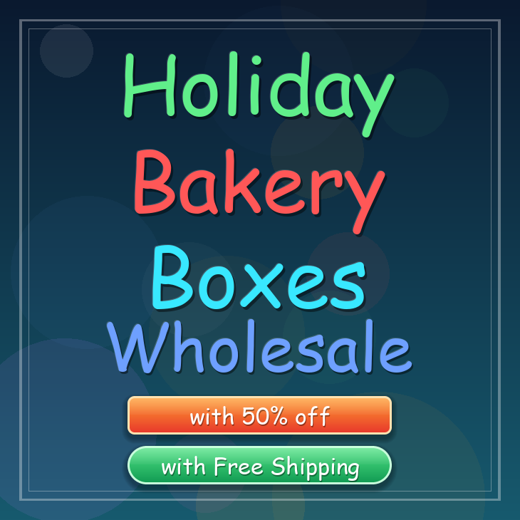Holiday bakery boxes