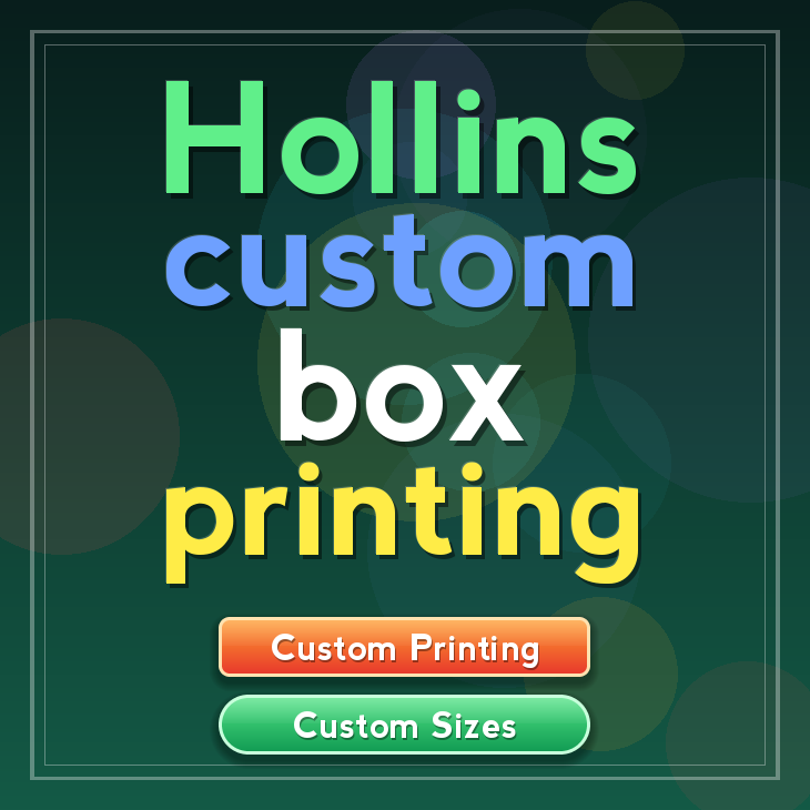 Hollins custom box printing