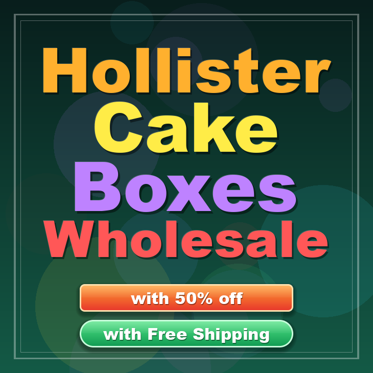 Hollister cake boxes