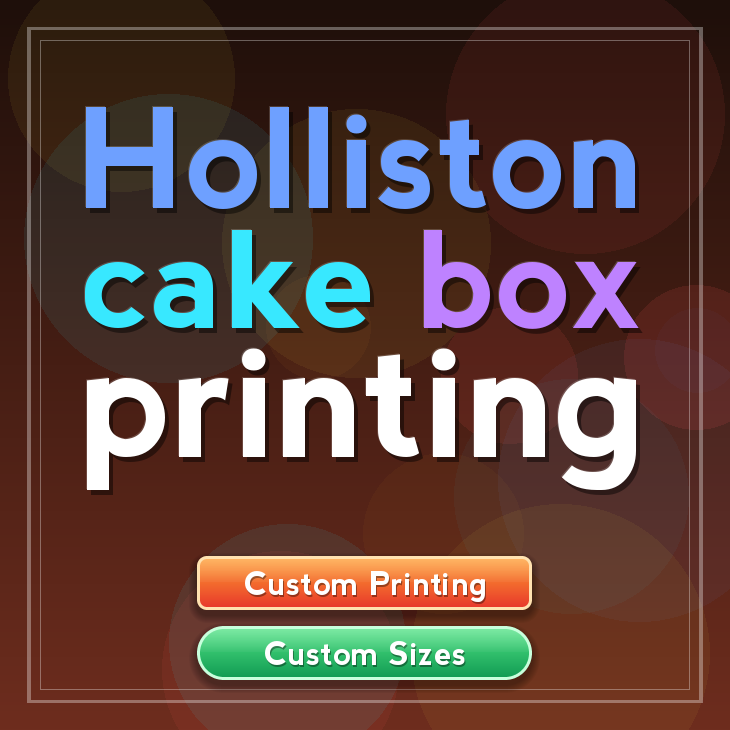 Holliston cake box printing