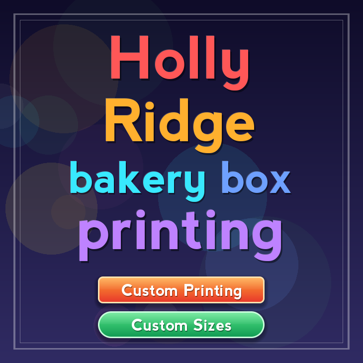 Holly Ridge bakery box printing