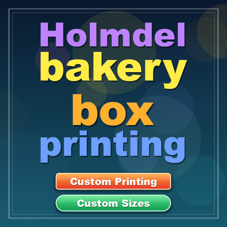 Holmdel bakery box printing