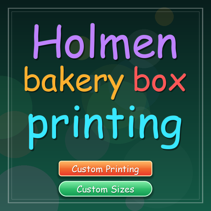 Holmen bakery box printing