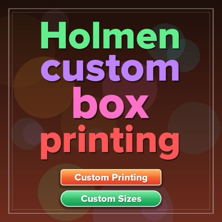 Holmen custom box printing