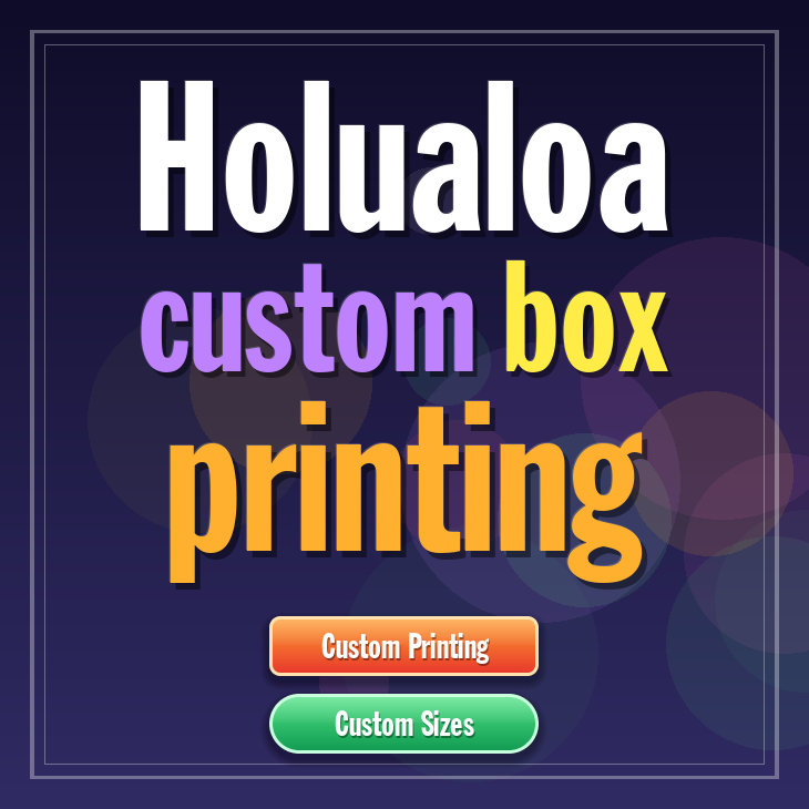 Holualoa custom box printing