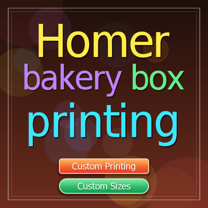 Homer bakery box printing