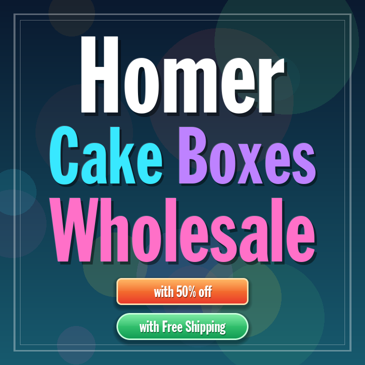 Homer cake boxes