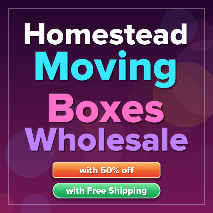 Homestead moving boxes