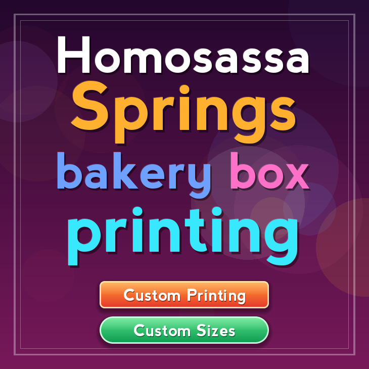 Homosassa Springs bakery box printing