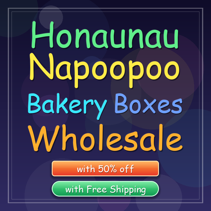 Honaunau Napoopoo bakery boxes