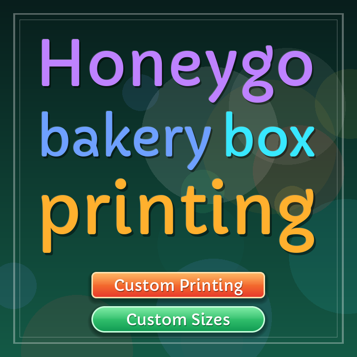 Honeygo bakery box printing