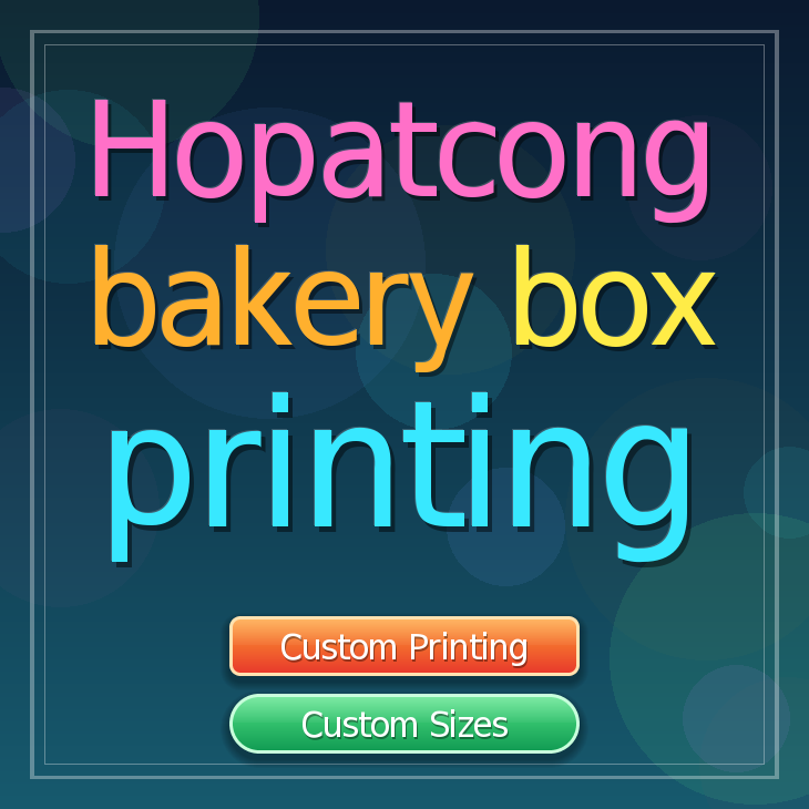 Hopatcong bakery box printing