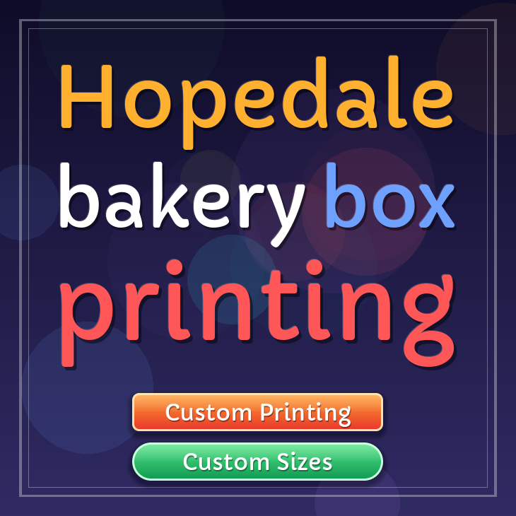 Hopedale bakery box printing