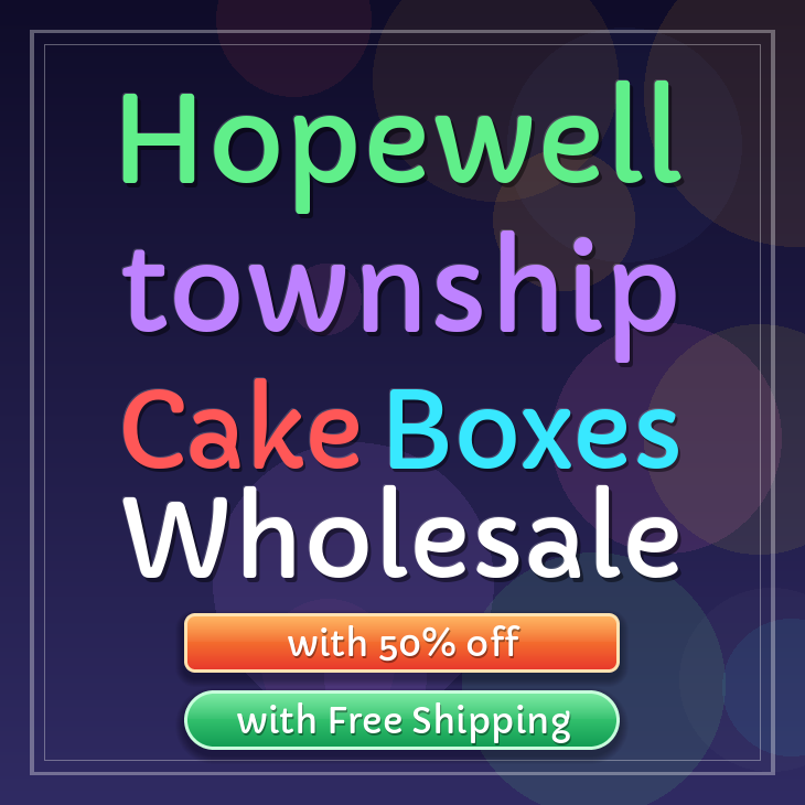 Hopewell Township cake boxes