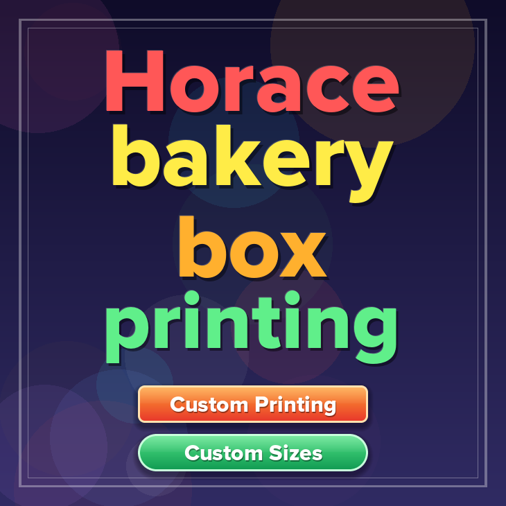 Horace bakery box printing