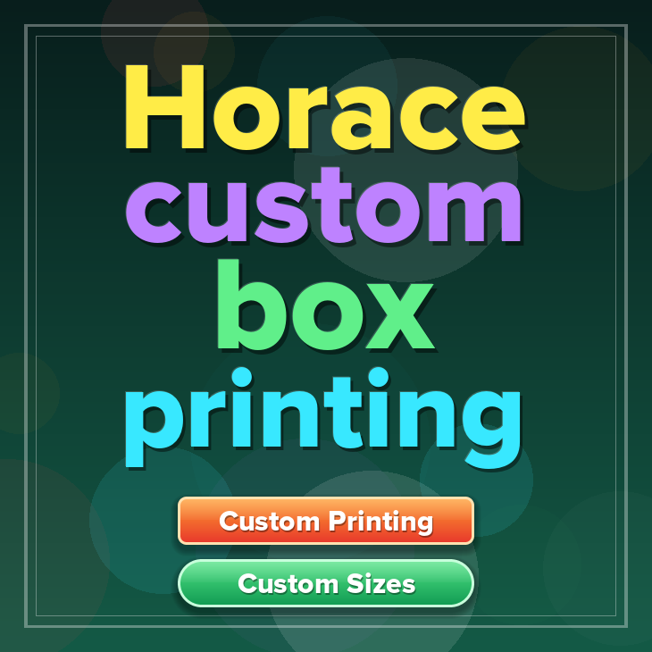 Horace custom box printing