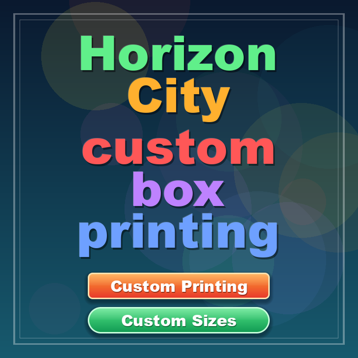 Horizon City custom box printing