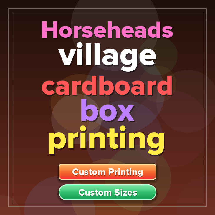 Horseheads village cardboard box printing