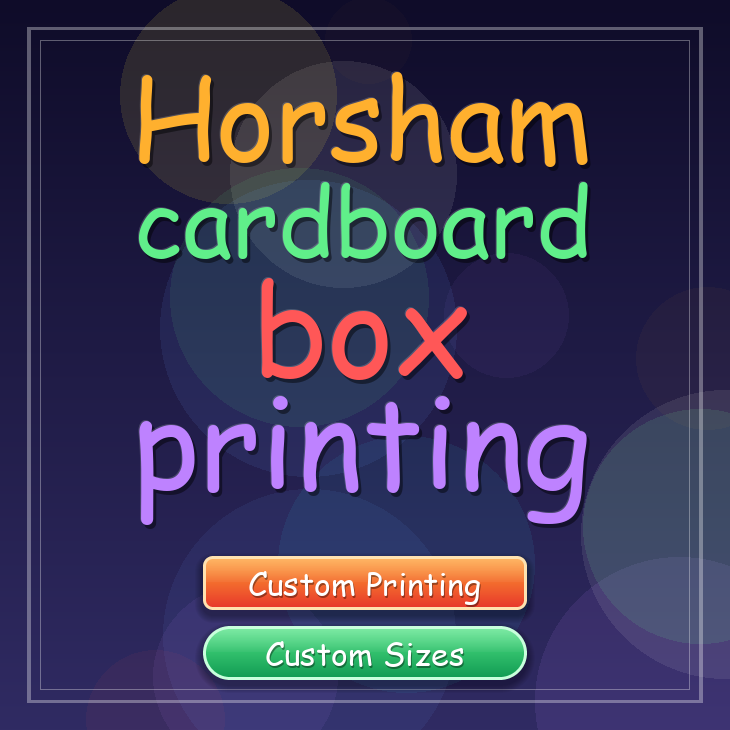 Horsham cardboard box printing