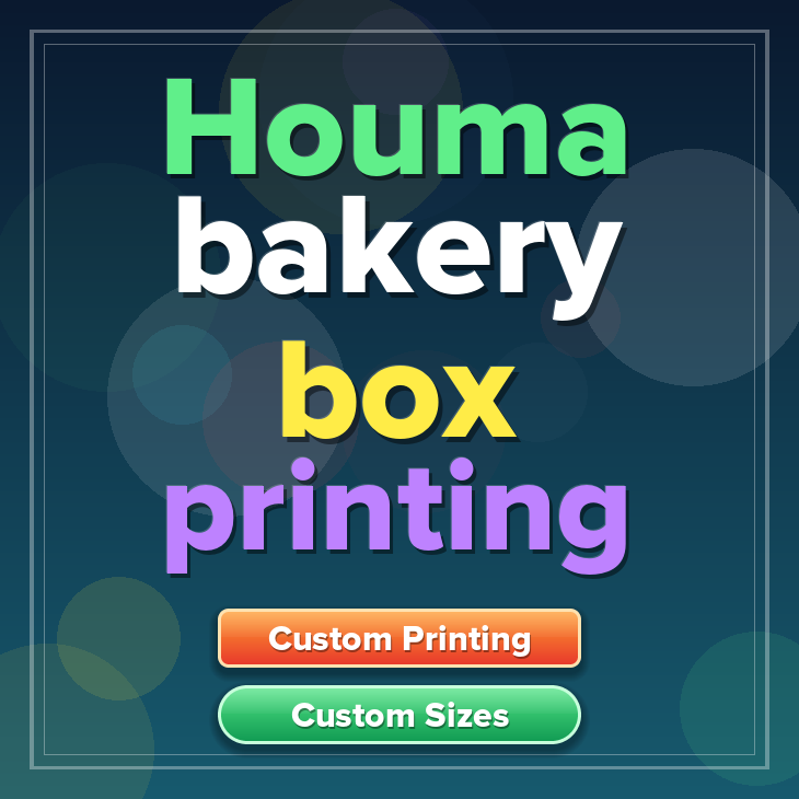 Houma bakery box printing