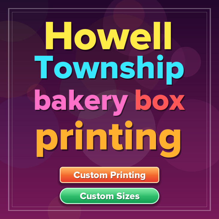 Howell Township bakery box printing
