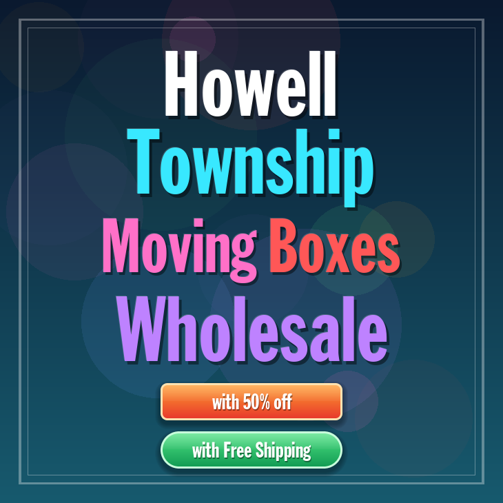 Howell Township moving boxes
