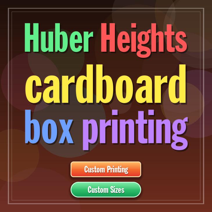 Huber Heights cardboard box printing