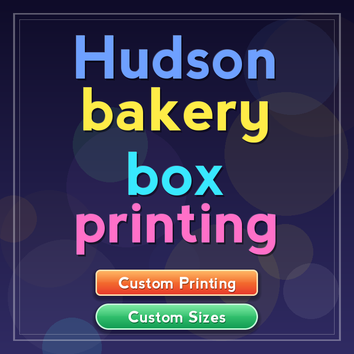 Hudson bakery box printing