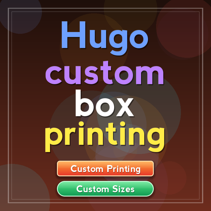 Hugo custom box printing