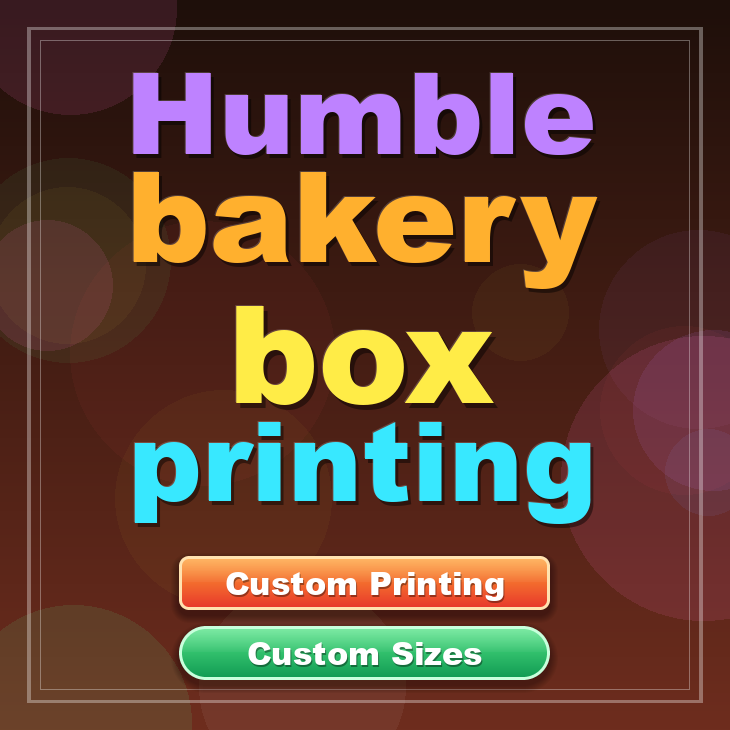 Humble bakery box printing
