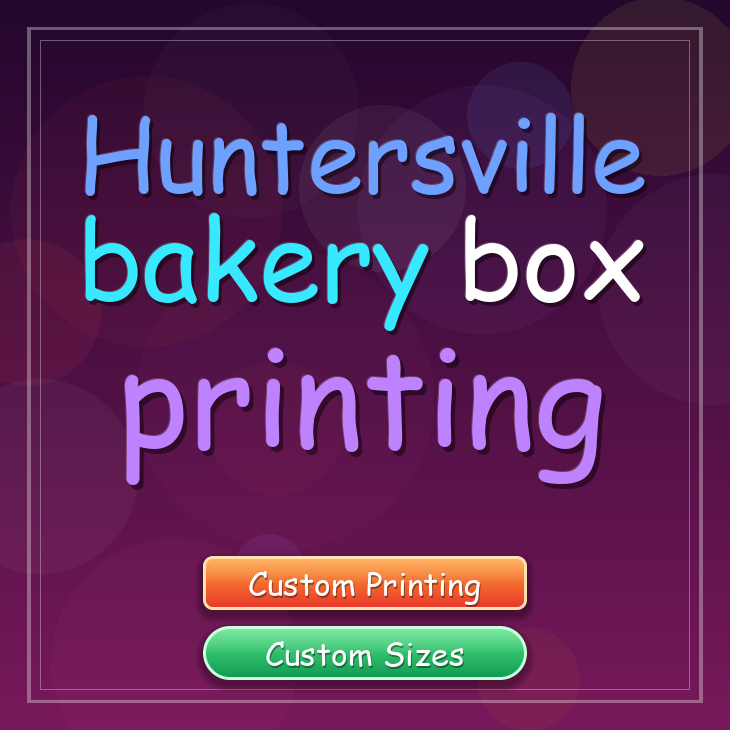Huntersville bakery box printing