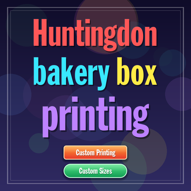 Huntingdon bakery box printing