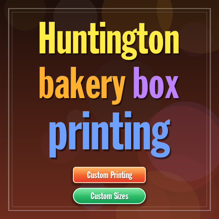 Huntington bakery box printing