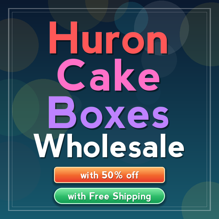Huron cake boxes