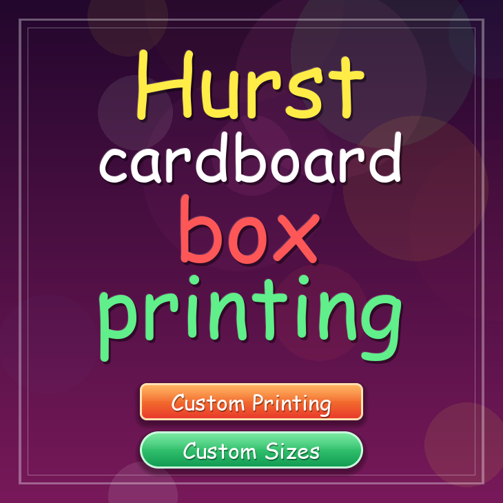 Hurst cardboard box printing
