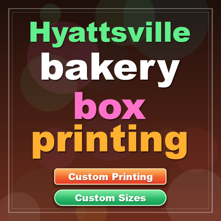 Hyattsville bakery box printing