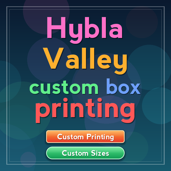 Hybla Valley custom box printing