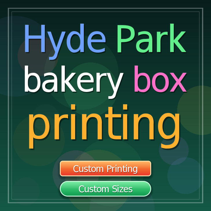 Hyde Park bakery box printing